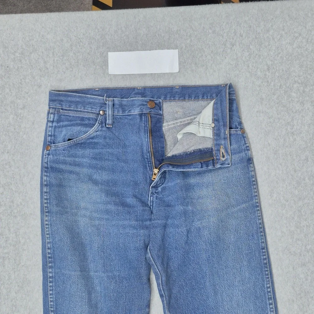 Wrangler Men Jeans 30X34 Blue Denim 13MW Cowboy Cut Original Fit 34